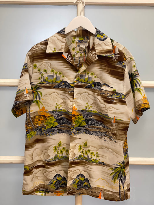 Ohanalei Vintage - Hawaii “Scenic” Aloha Shirt