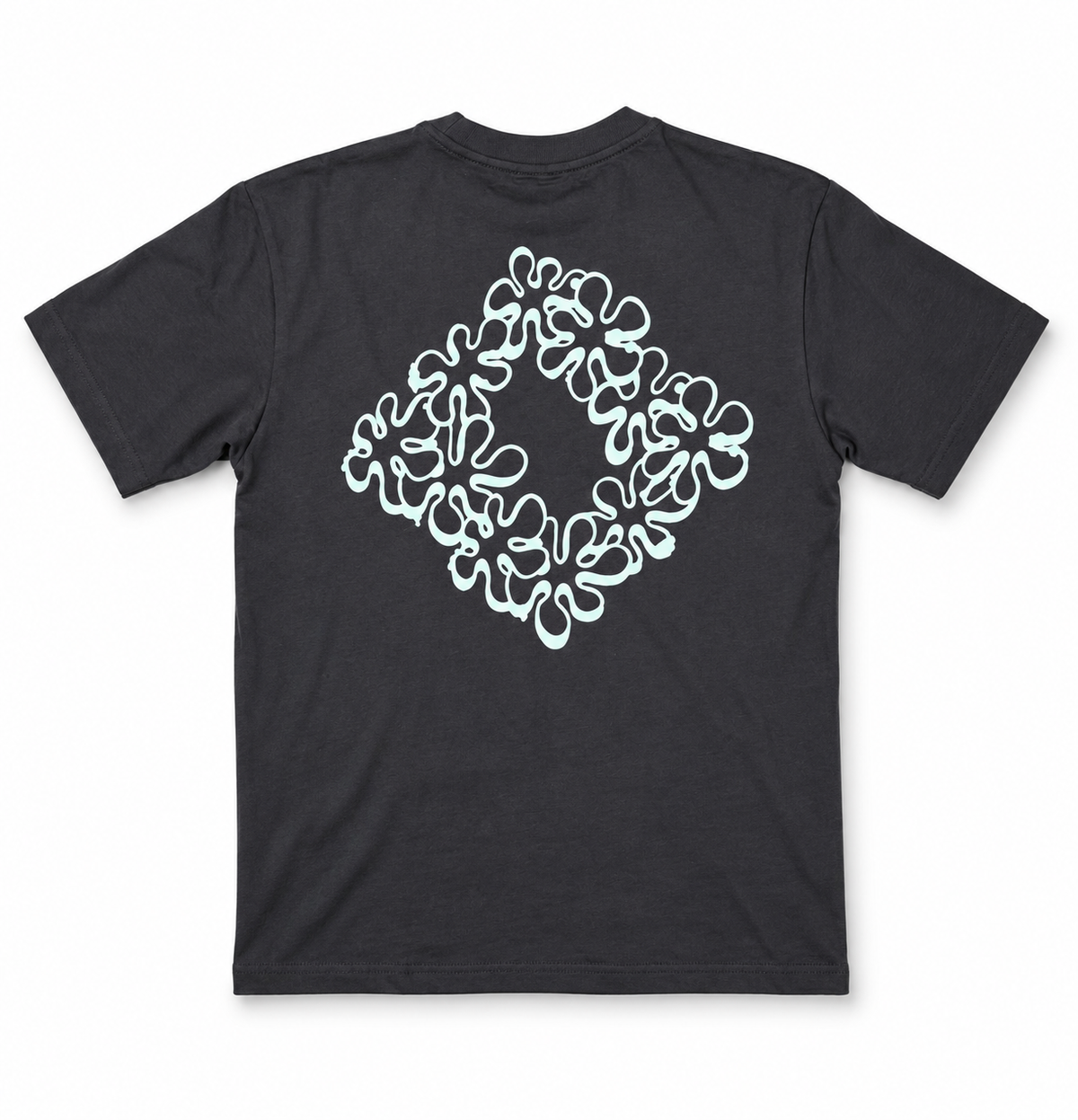 Bryce Baker -“Flower Tee” - Charcoal