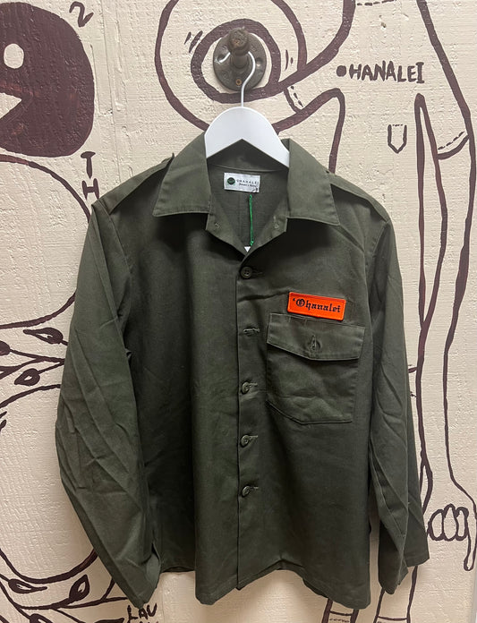 Ohanalei Vintage- Army Jacket with Custom Patches