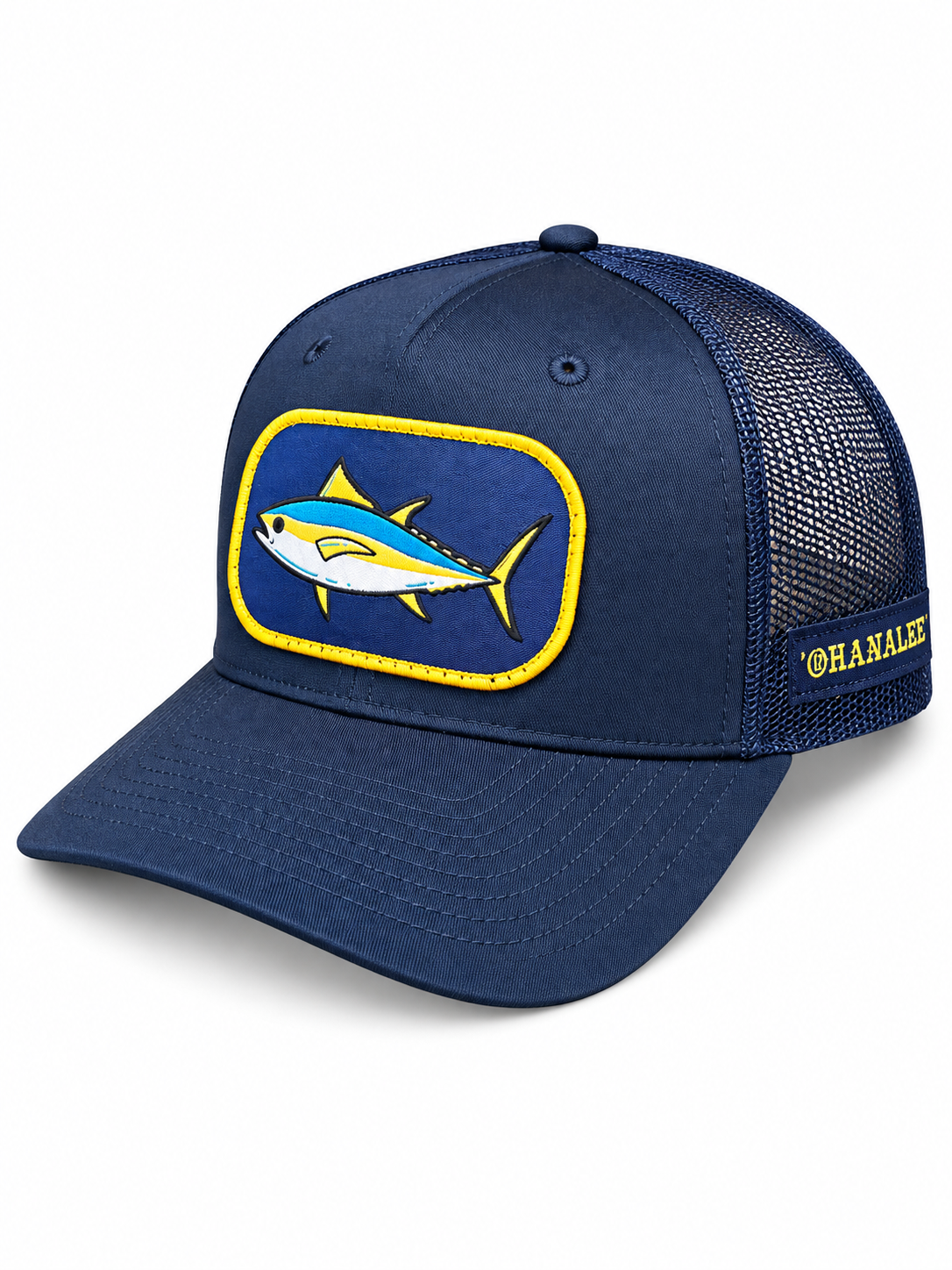 Ohanalei - “AHI” Hat - Navy Snap Back