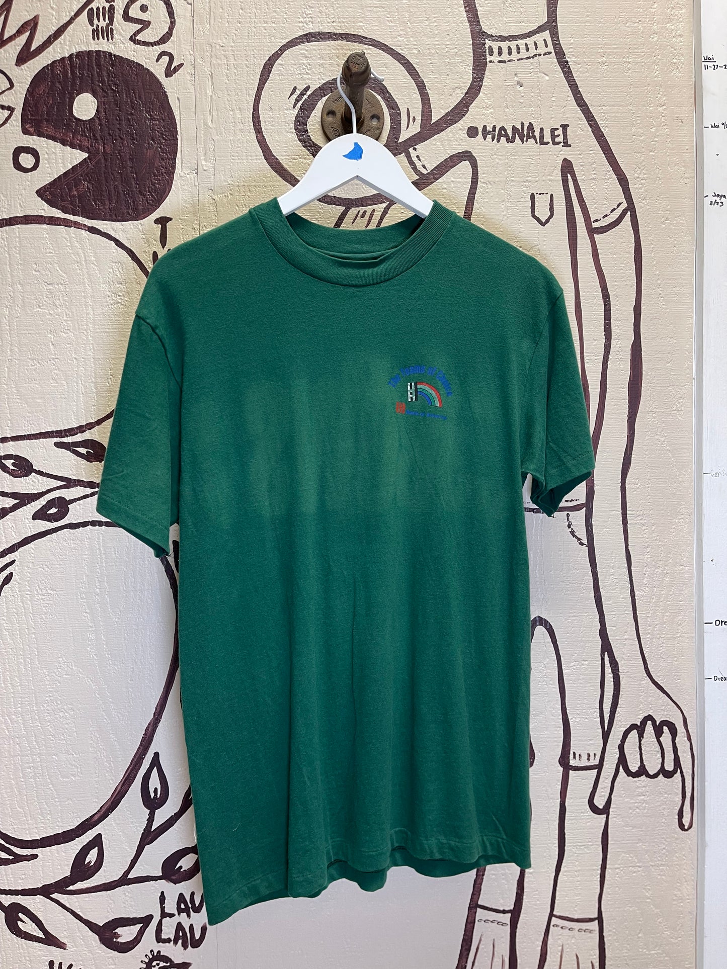 Ohanalei Vintage - “Hawaii Bows” Green Tee