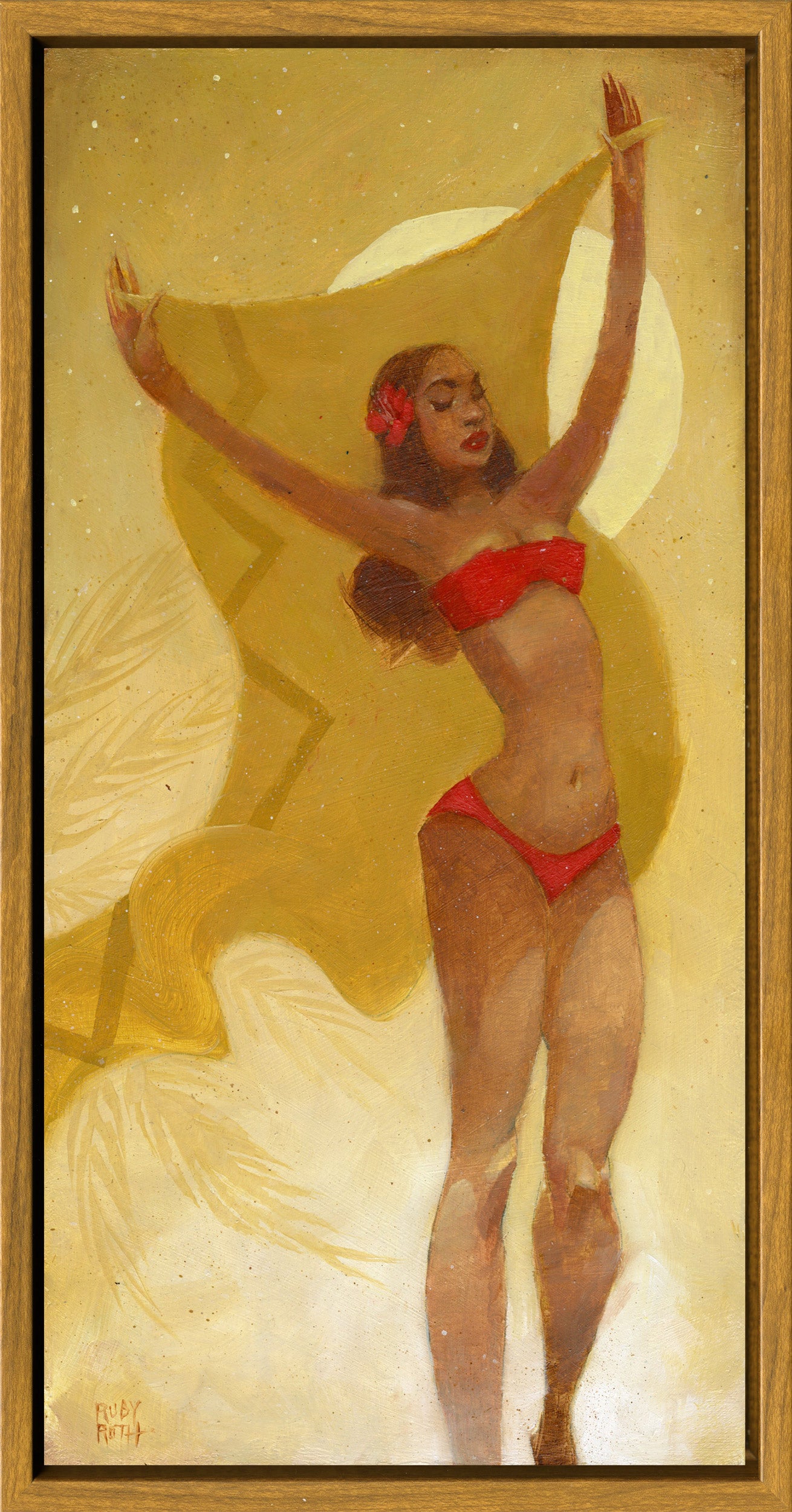 Ruby Roth Art - Bikini Beach Girl
