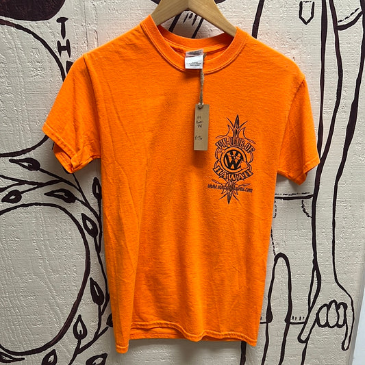 Monk’s Variety- orange “VW club of Hawaii” tee