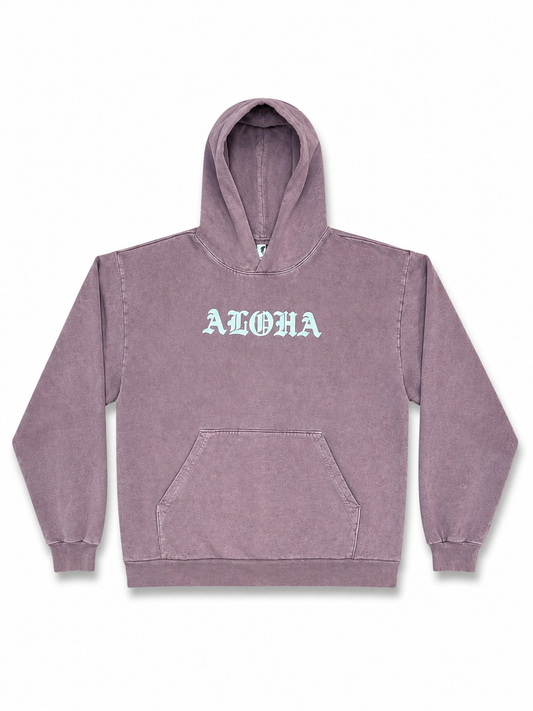 OHANALEI- “ALOHA” Puff Print HOODIE - Poi