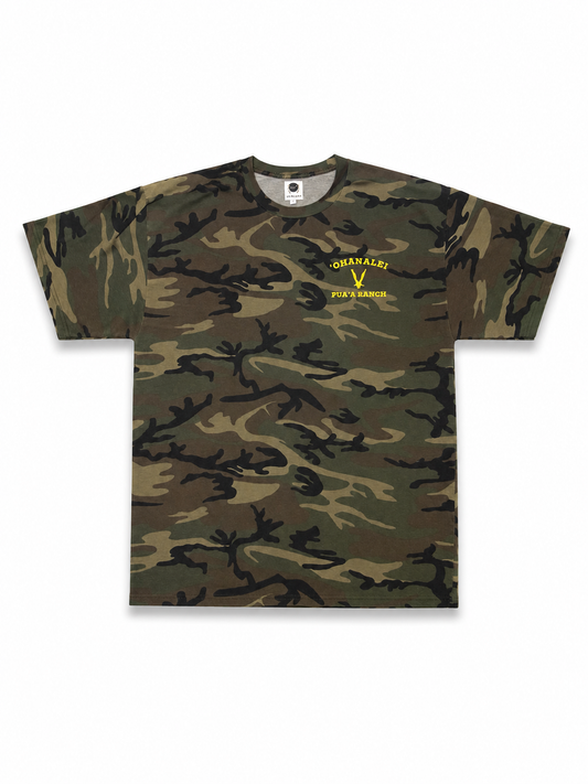 Ohanalei - “Pua’a Ranch” Tee - Camo