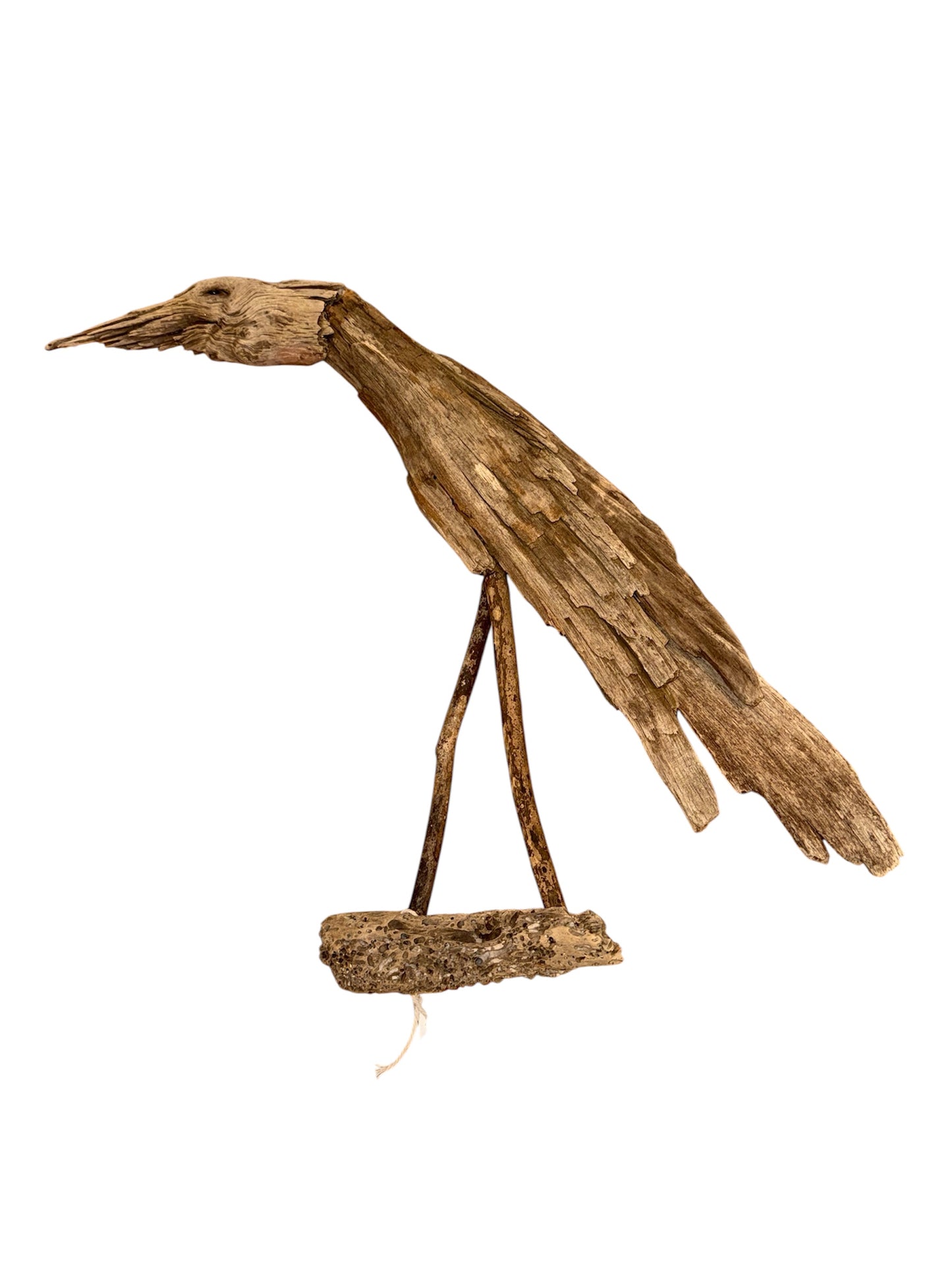 Driftwood Art - “Grumpy Bird” (wall hanging)
