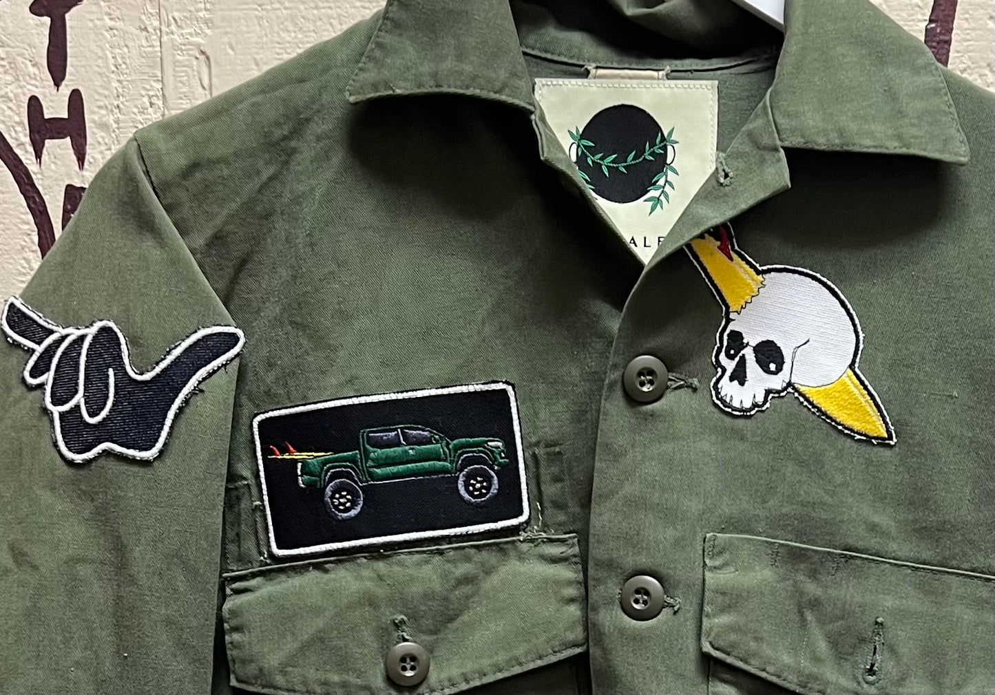 Ohanalei Vintage - Army Jacket w/ Customized Patches
