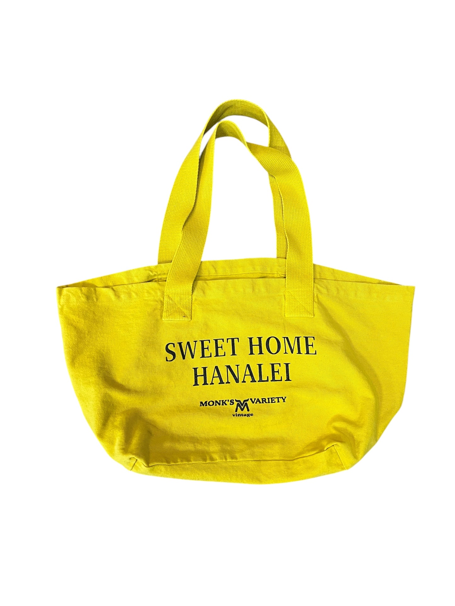 Monks Variety- “Sweet Home Hanalei” Mustard Tote