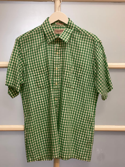 Peter’s Closet- Vintage “Green Palaka” Dress Shirt