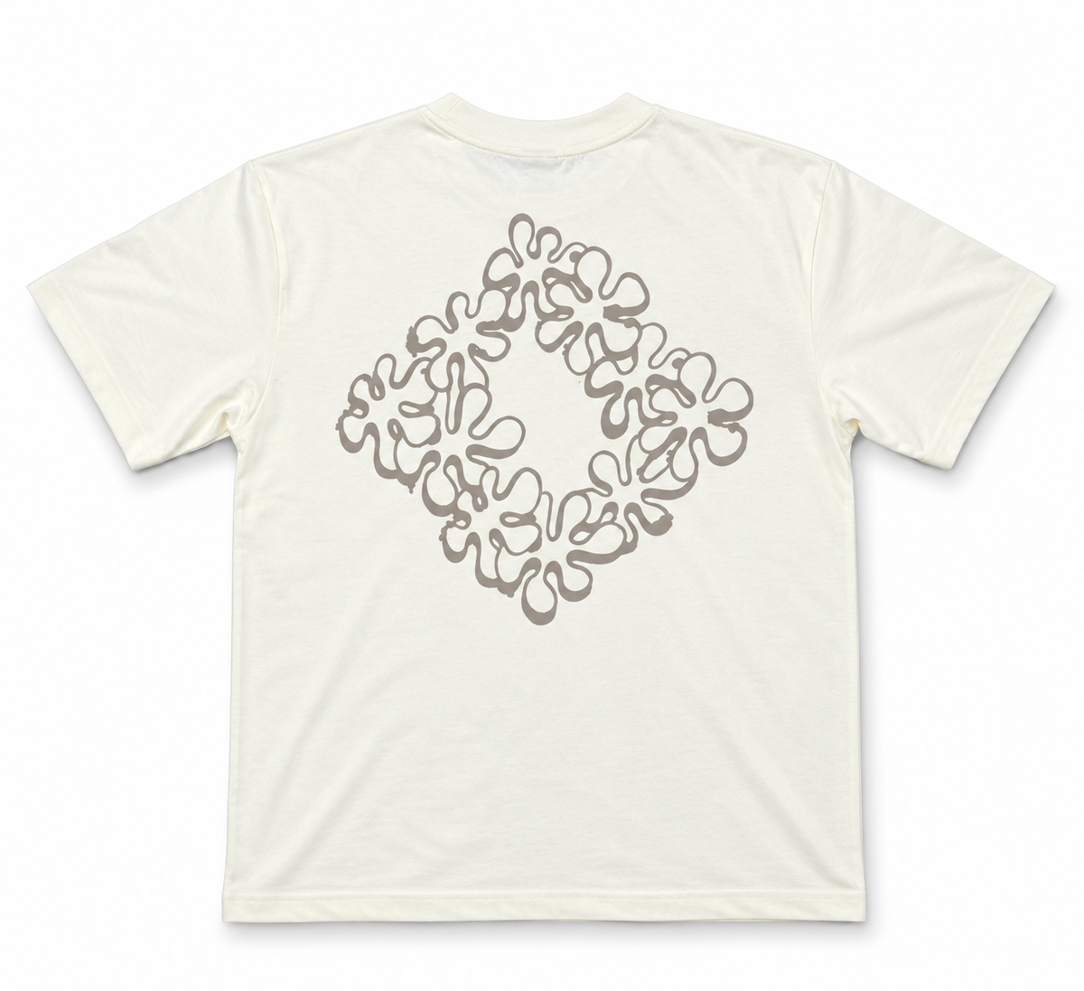 Bryce Baker - “Flower Tee” - Ivory