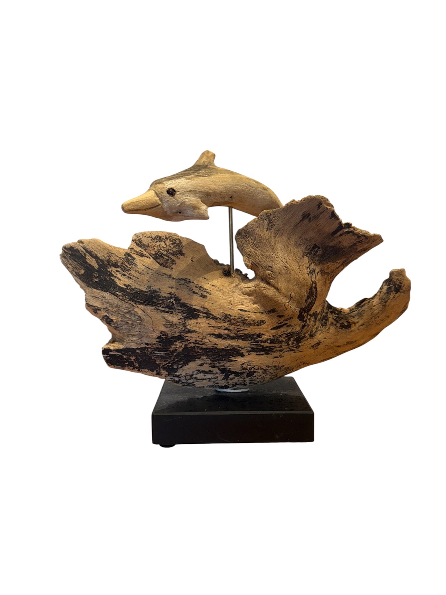 Driftwood Art - “Wave Rider” Dolphin