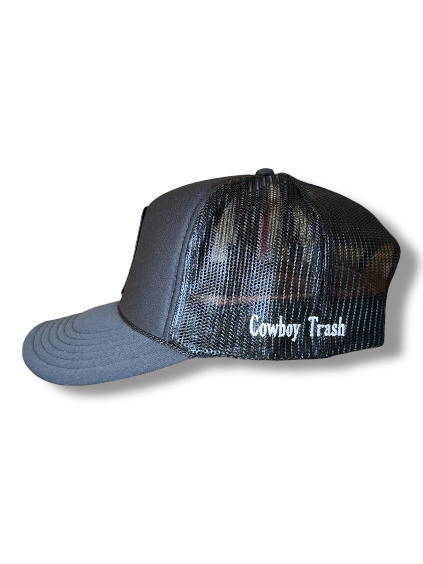 Monk’s Variety- Monks “Marlboro” Logo Trucker Hat - Black