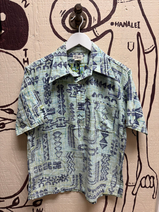 Ohanalei Vintage - “Lauhala” made in Hawaii ALOHA shirt