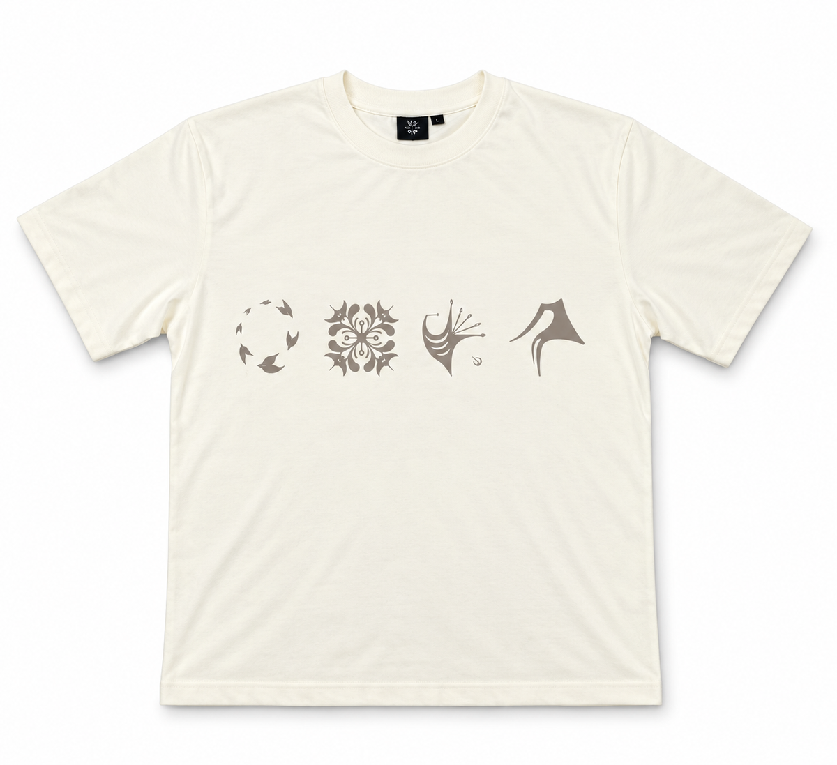 Bryce Baker - “Flower Tee” - Ivory