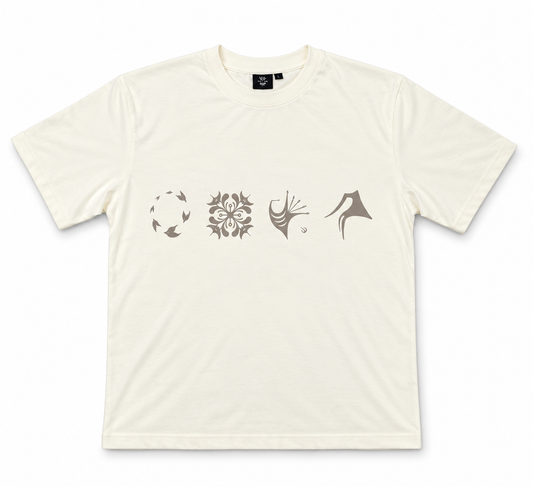 Bryce Baker - “Flower Tee” - Ivory