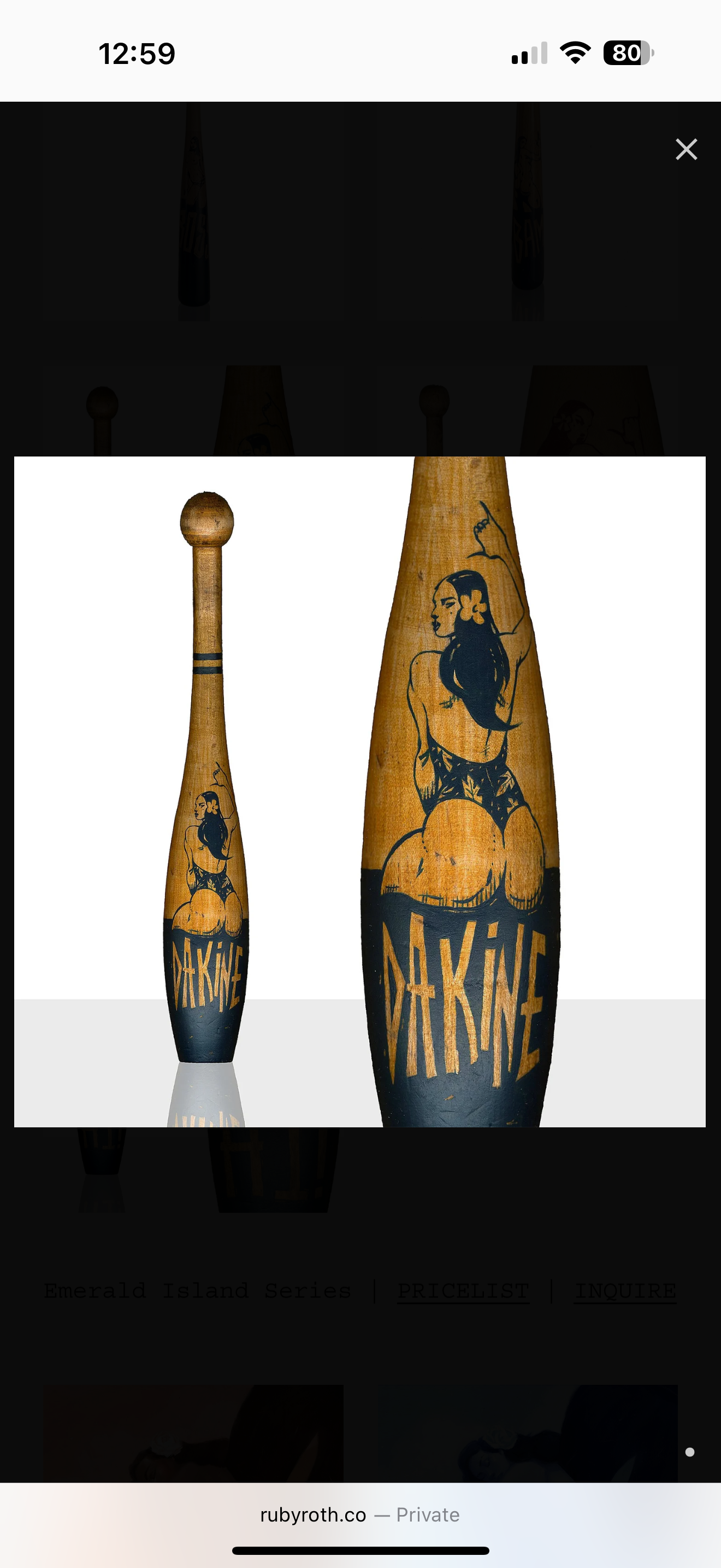 Ruby Roth Art - BOSSSTICK BILLY CLUB - Da Kine