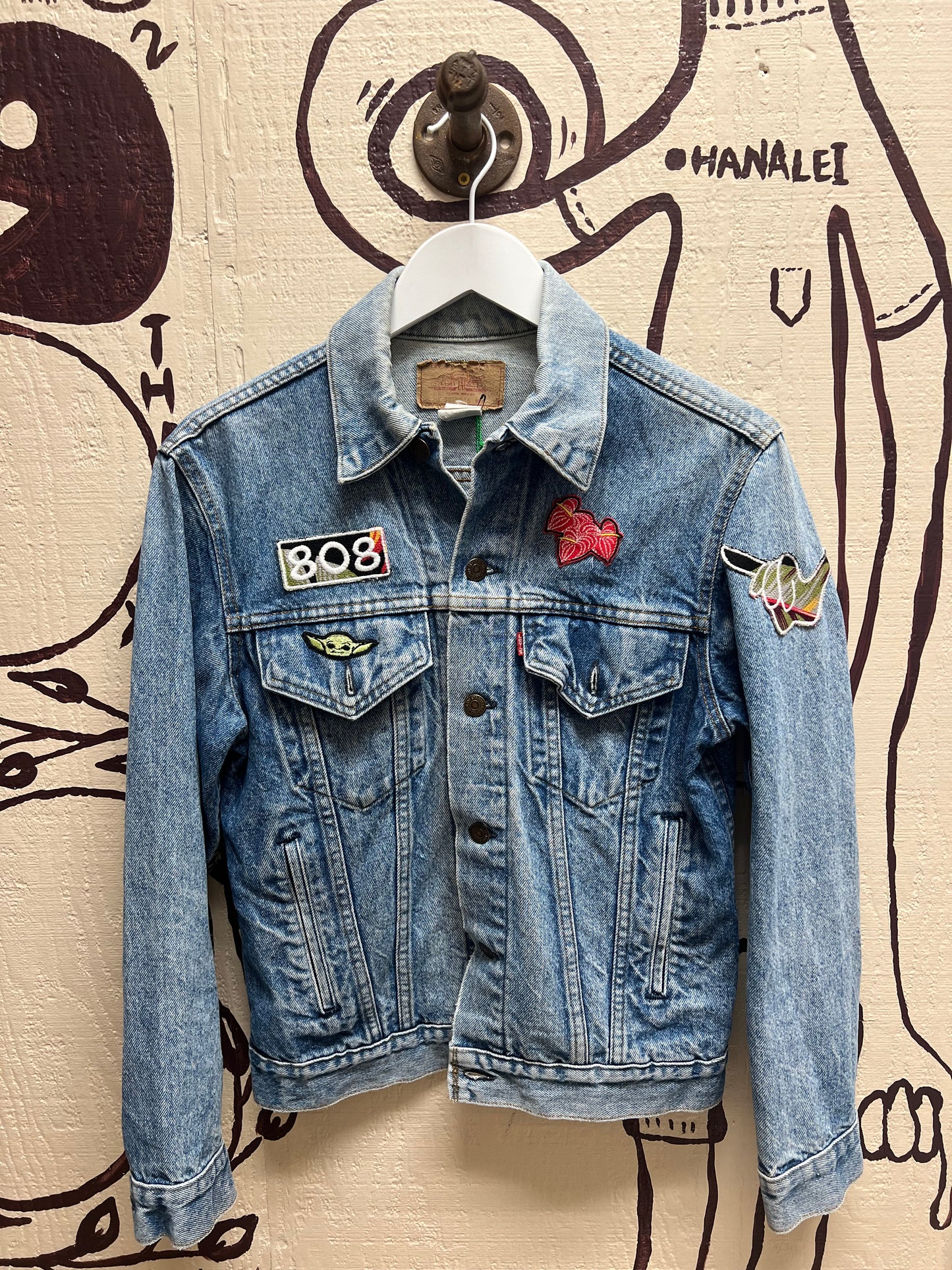 Ohanalei Vintage - Levi Jean Jacket w/ custom Patches