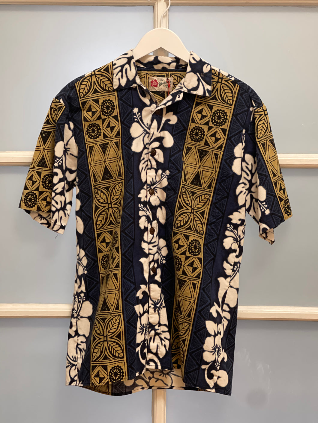 Ohanalei Vintage - Hawaii “Quilt” Pattern Aloha Shirt