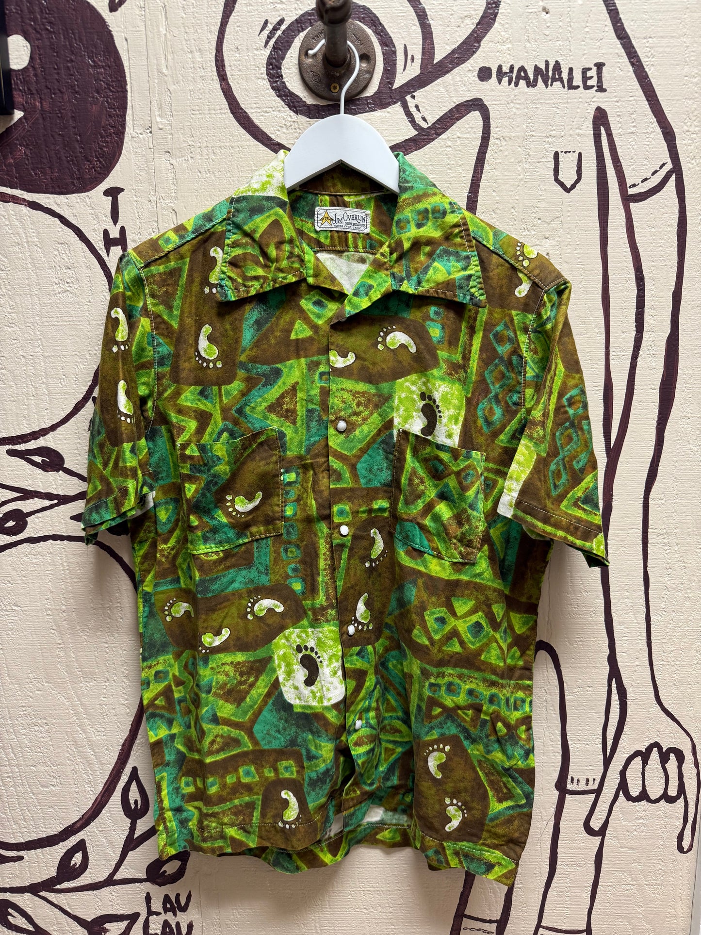 Ohanalei Vintage - “JimOverlinSurboards” ALOHA shirt
