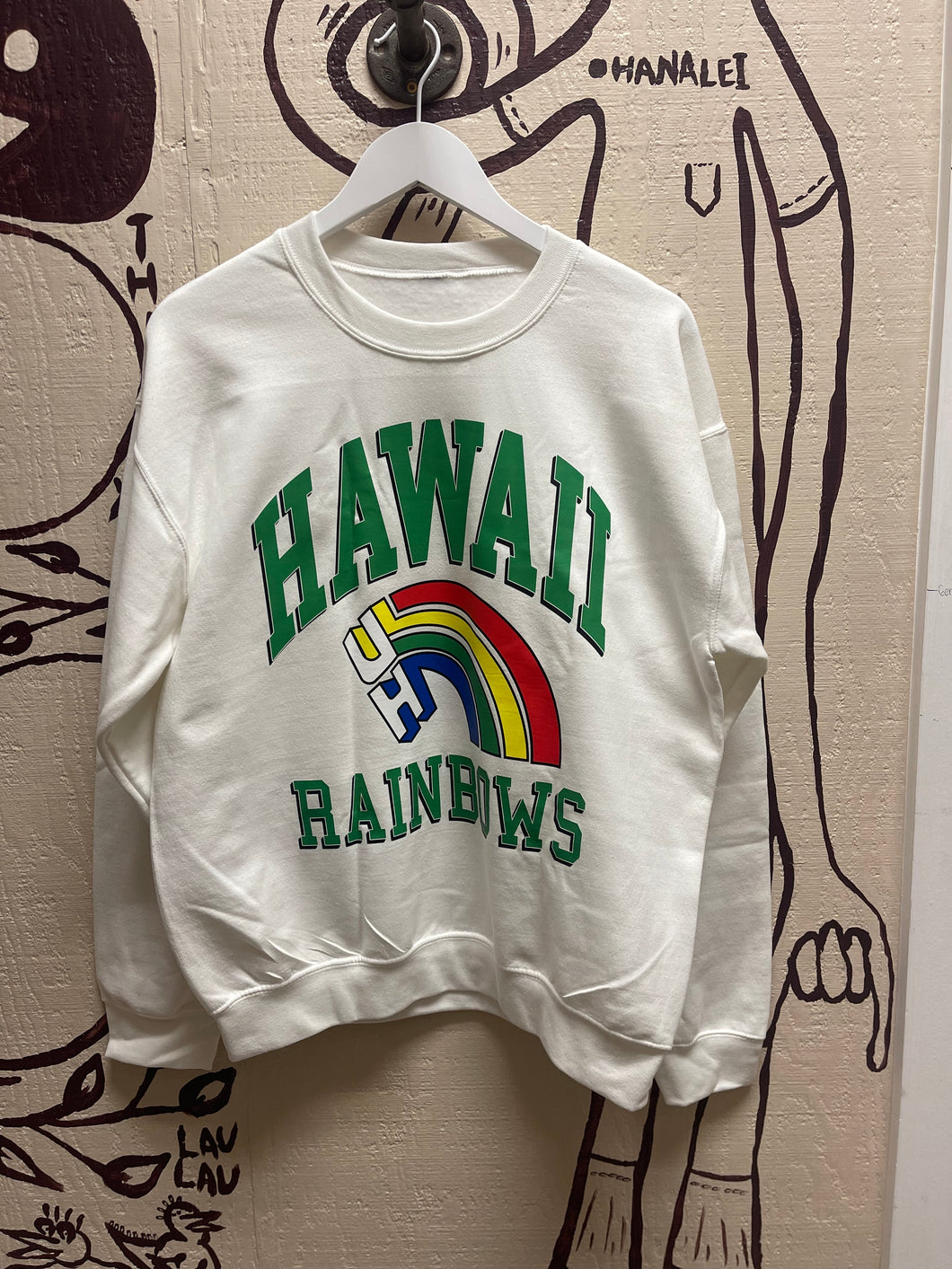 Ohanalei Vintage - “Hawaii UH Rainbow” Sweatshirt