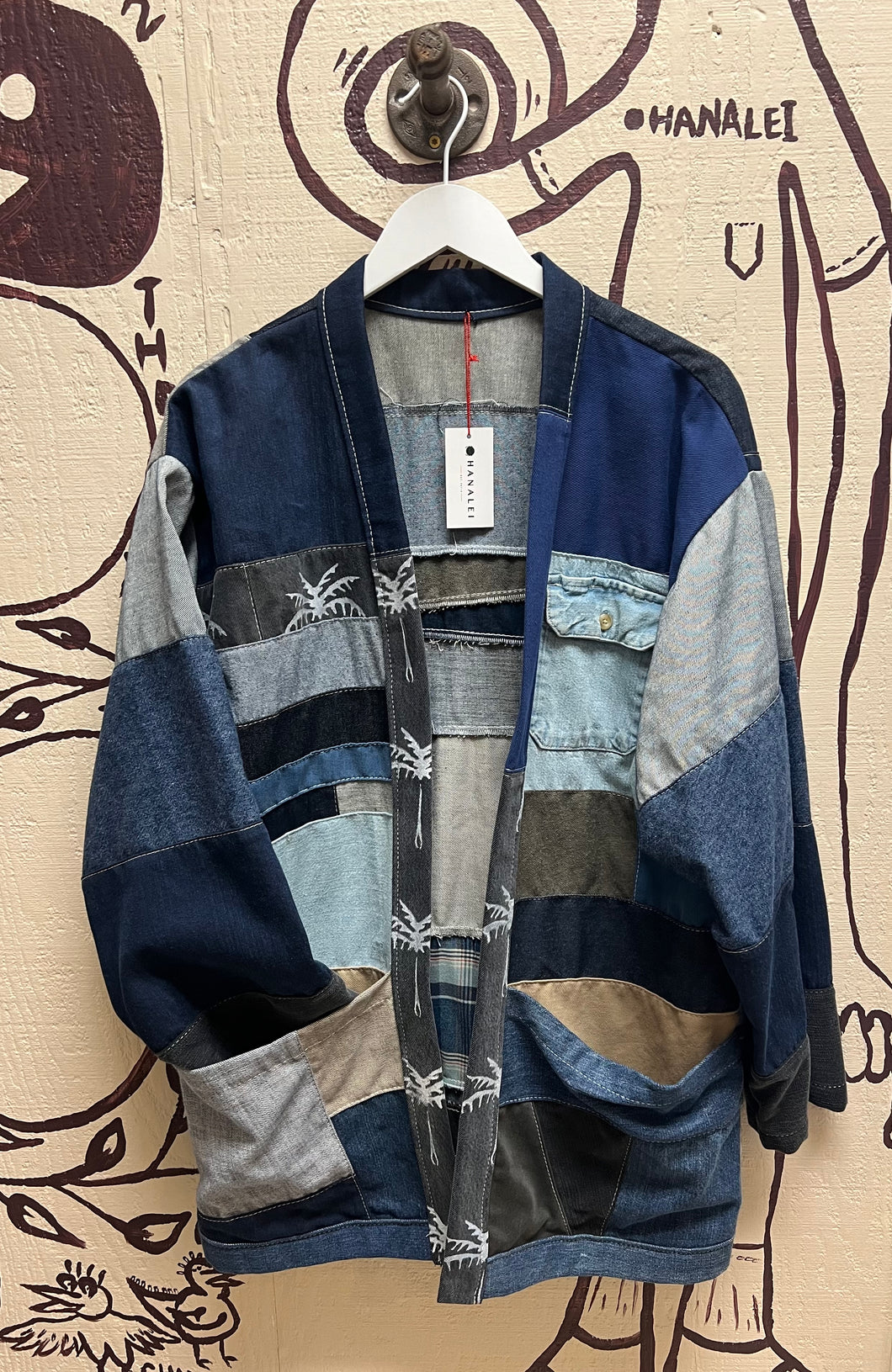 Ohanalei Vintage - Scrap Denim Patchwork Jacket