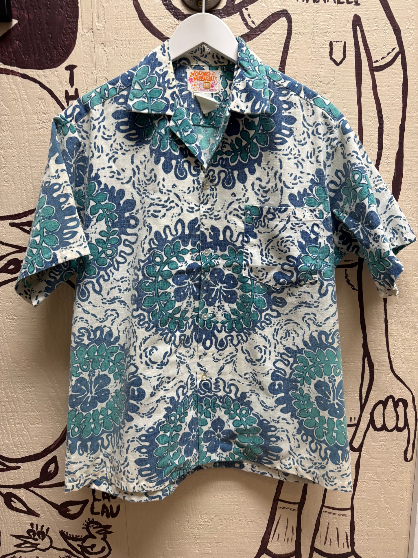 Ohanalei Vintage - “YoungHawaii” Liberty House ALOHA shirt