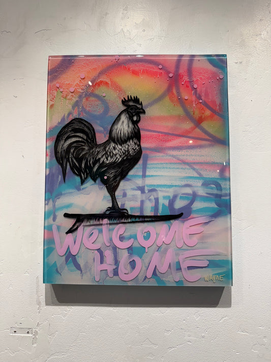 Wayne Art -Welcome Home  “Surf Cock”