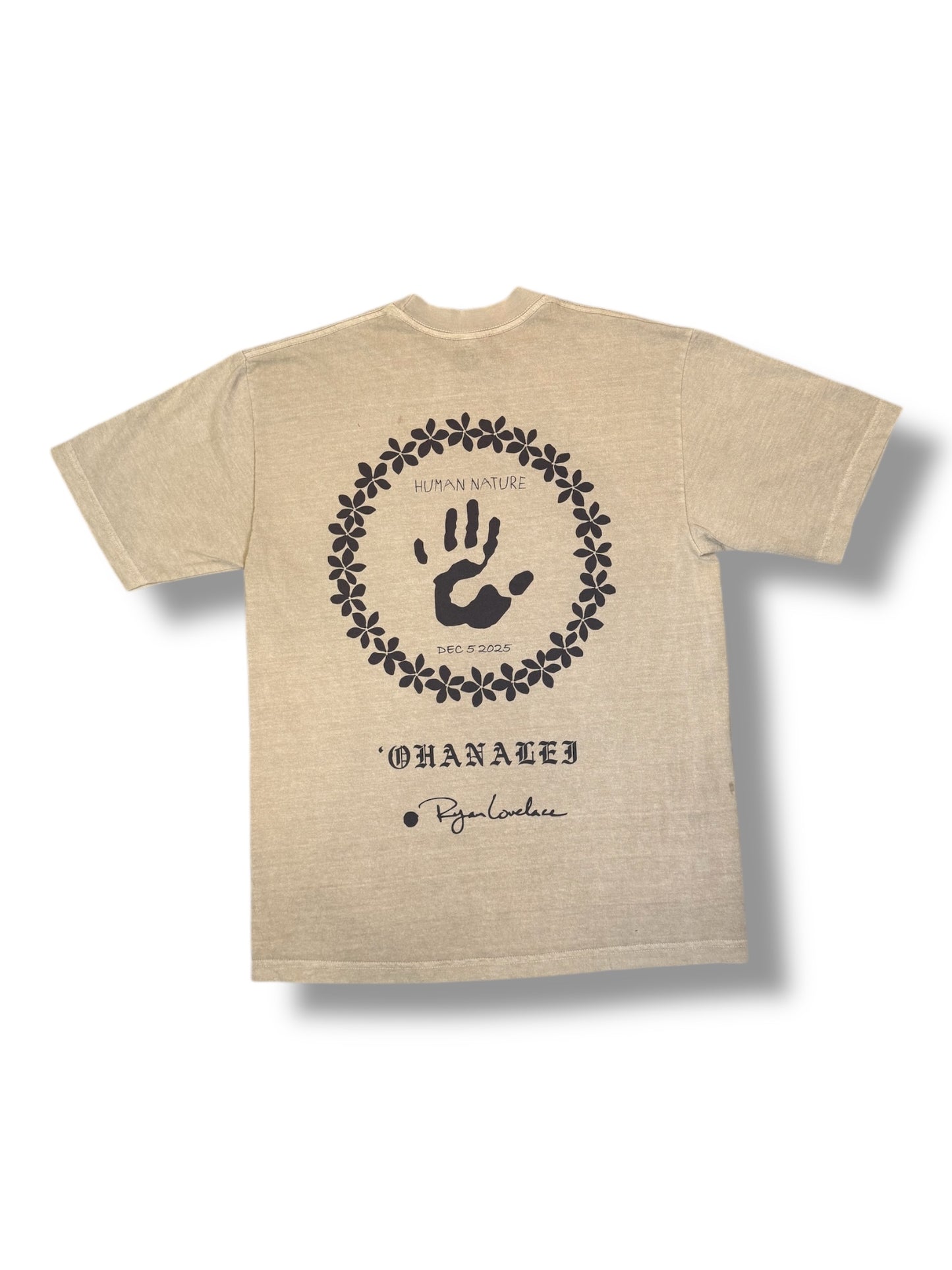 Ohanalei - “Human Nature- Lovelace” Tee - Mushroom