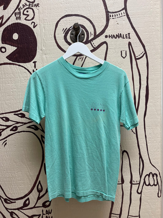 Ohanalei Vintage - “OP” Ocean Pacific Teal Tee