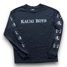 Load image into Gallery viewer, Ohanalei x Kinimaka - “Kauai Boys” Black Long Sleeve
