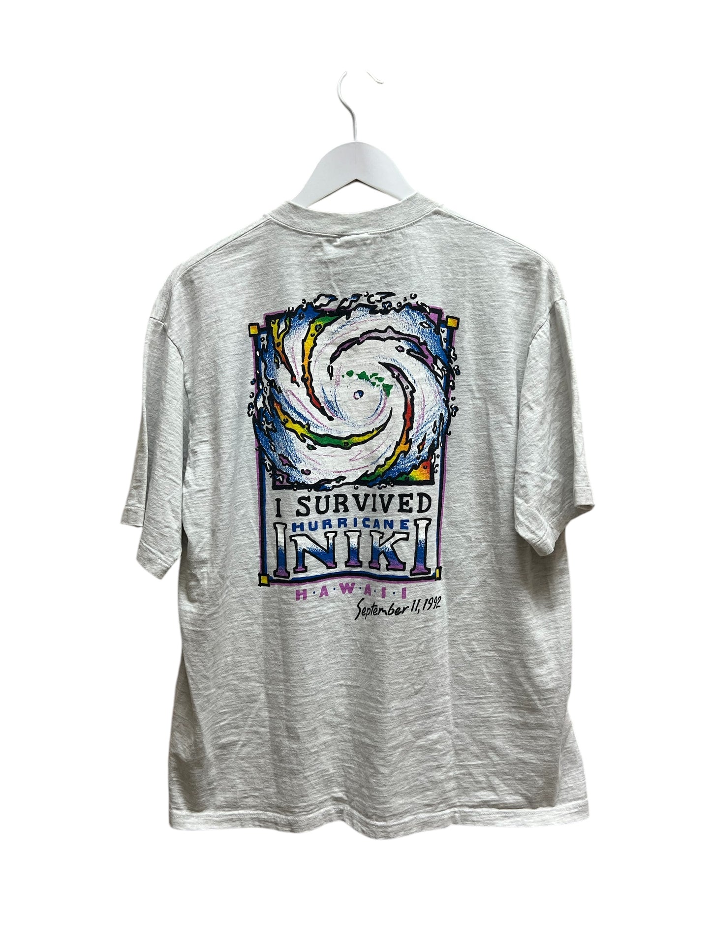 Ohanalei Vintage - “I Survived Huricane Iniki” Tee