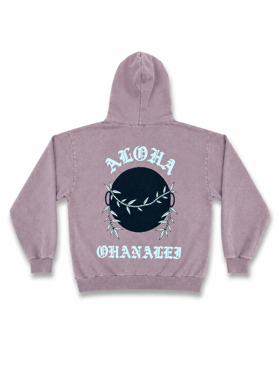 OHANALEI- “ALOHA” Puff Print HOODIE - Poi