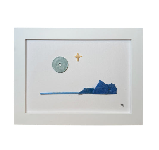 Opala Art - Full Moon Seascape