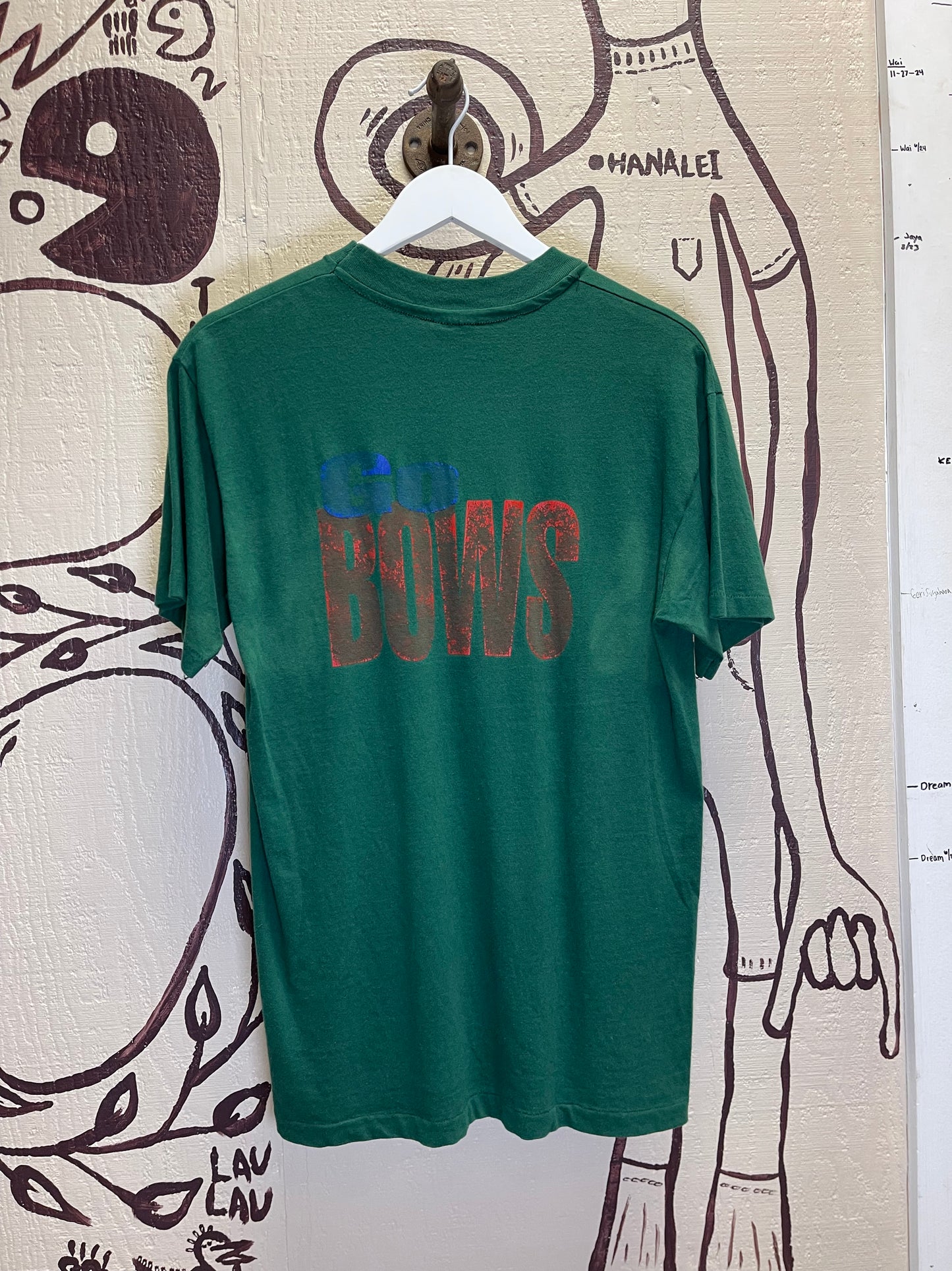 Ohanalei Vintage - “Hawaii Bows” Green Tee